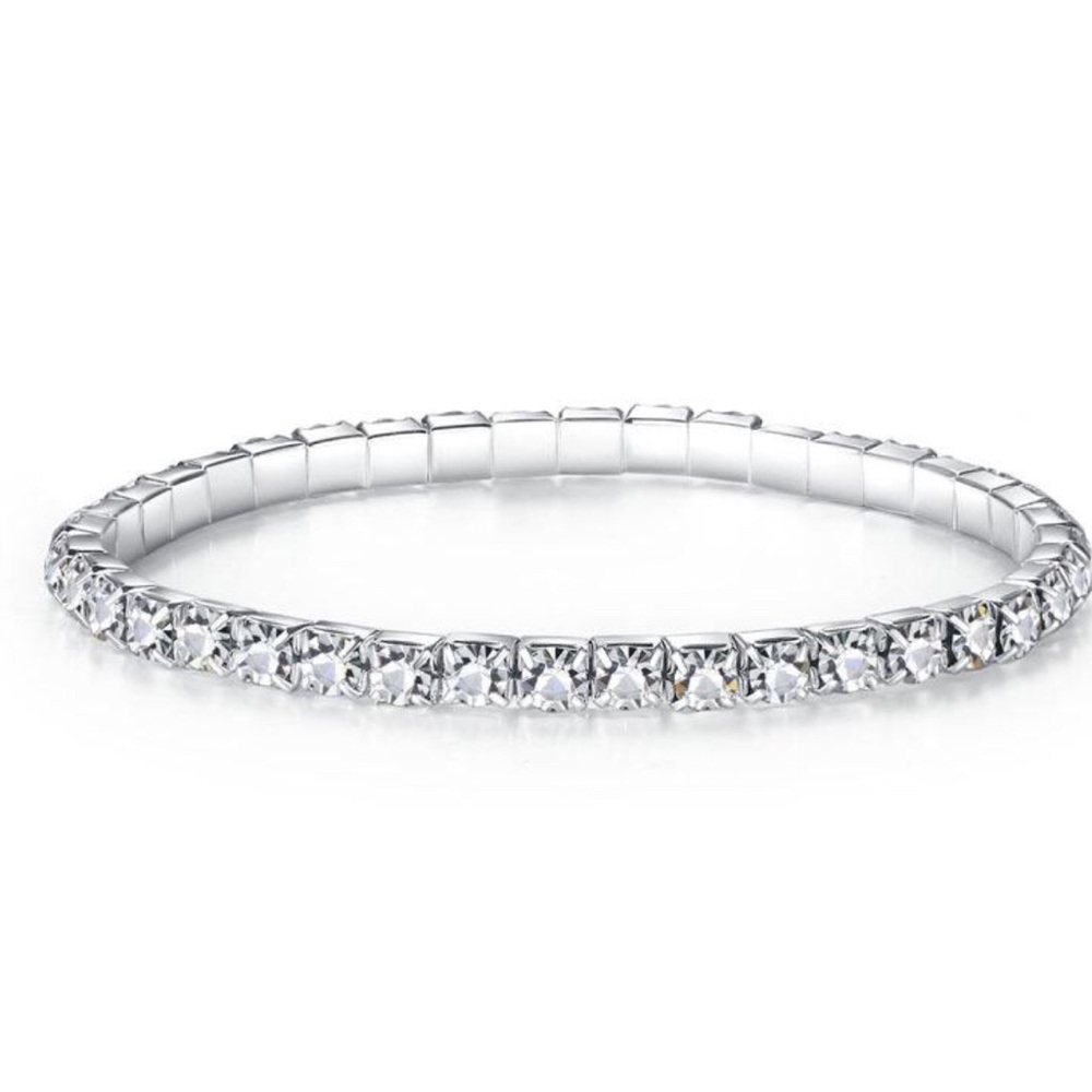 Sara Rhinestone Stretch Bracelet